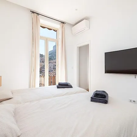 Apartamento Large 2-bedroom Sea View 1 Min Walk From Monaco Beausoleil